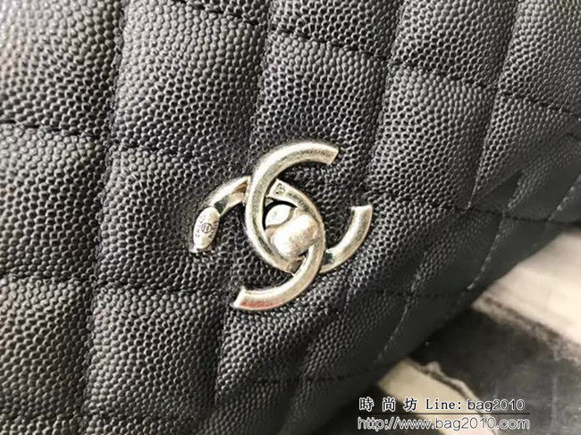 香奈兒CHANEL小號Chanel Coco handle全新頂級翻蓋單肩鏈條手柄包DSC1219